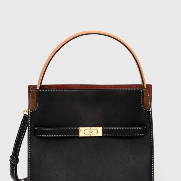 Δερμάτινη τσάντα Tory Burch CN Lee Radziwill Small Double Lee Radziwill