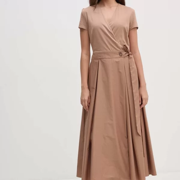 Βαμβακερό φόρεμα Sandro Ferrone