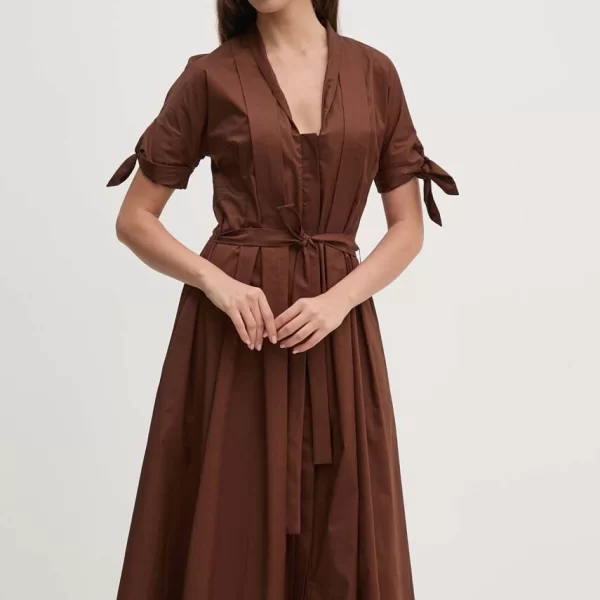 SANDRO FERRONE Βαμβακερό φόρεμα Sandro Ferrone