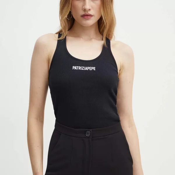 Patrizia Pepe Βαμβακερό τοπ Patrizia Pepe