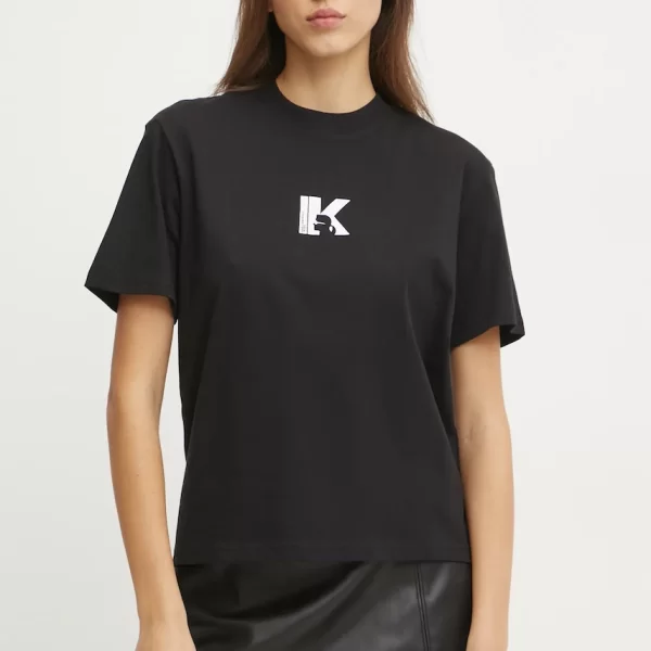 KARL LAGERFELD JEANS Βαμβακερό μπλουζάκι Karl Lagerfeld Jeans