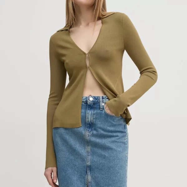 Calvin Klein Jeans Πλεκτή ζακέτα Calvin Klein Jeans