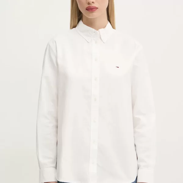 Βαμβακερό πουκάμισο Tommy Jeans