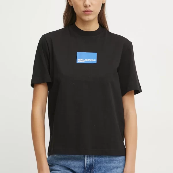 KARL LAGERFELD JEANS Βαμβακερό μπλουζάκι Karl Lagerfeld Jeans