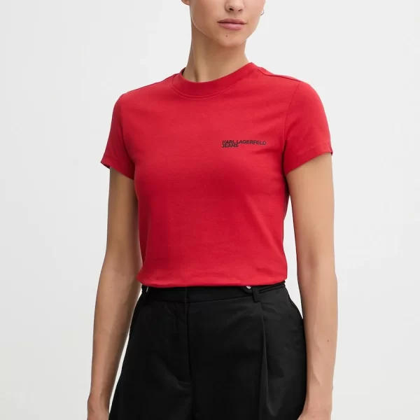 KARL LAGERFELD JEANS Βαμβακερό μπλουζάκι Karl Lagerfeld Jeans