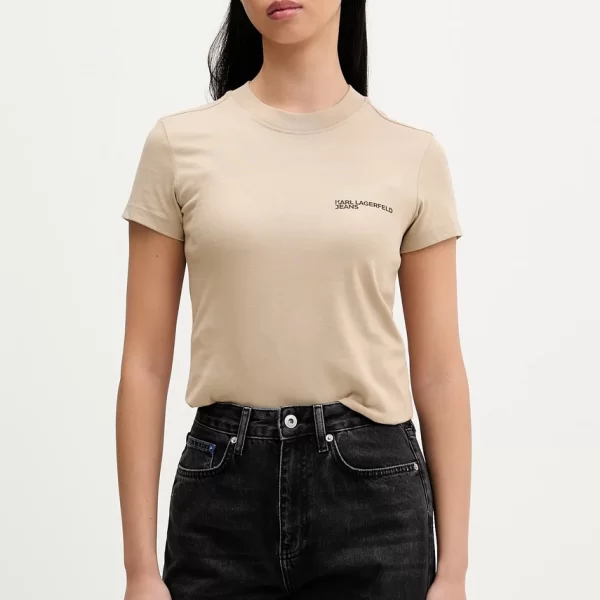 KARL LAGERFELD JEANS Βαμβακερό μπλουζάκι Karl Lagerfeld Jeans