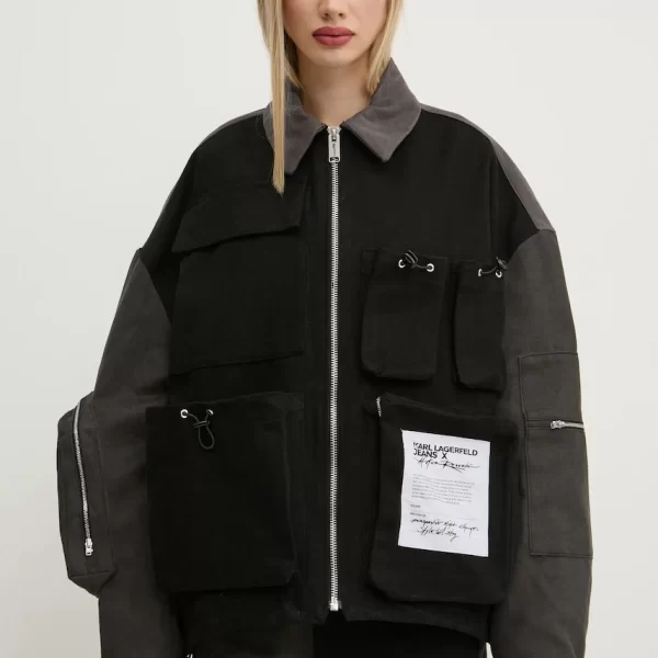 Βαμβακερό μπουφάν Karl Lagerfeld Jeans