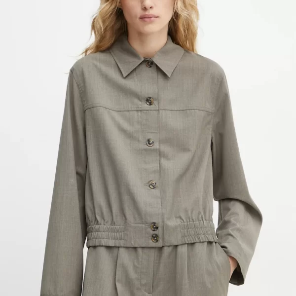 Μπουφάν από μίγμα μαλλιού Samsoe Samsoe SAESMELLA