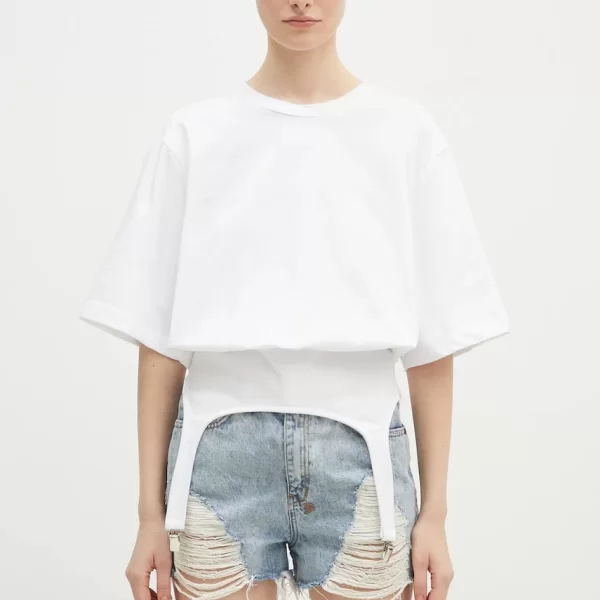 Fiorucci Βαμβακερό μπλουζάκι Fiorucci Suspender Belt