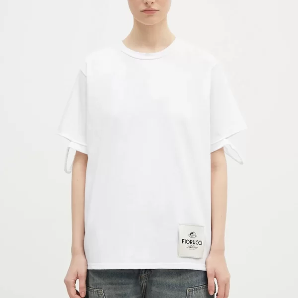 Fiorucci Βαμβακερό μπλουζάκι Fiorucci Distressed