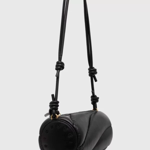 Δερμάτινη τσάντα Fiorucci Black Leather Mella Bag