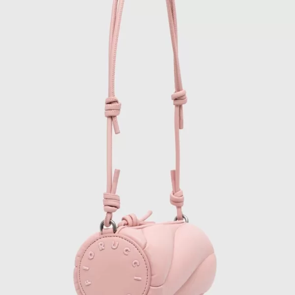 Fiorucci Δερμάτινη τσάντα Fiorucci Baby Pink Leather Mini Mella Bag