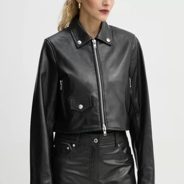 Δερμάτινο μπουφάν Stand Studio Brooke