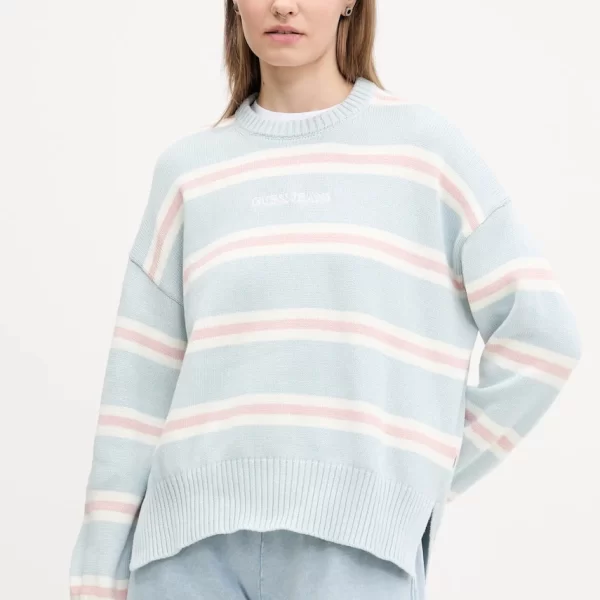 guess jeans Βαμβακερό πουλόβερ Guess Jeans