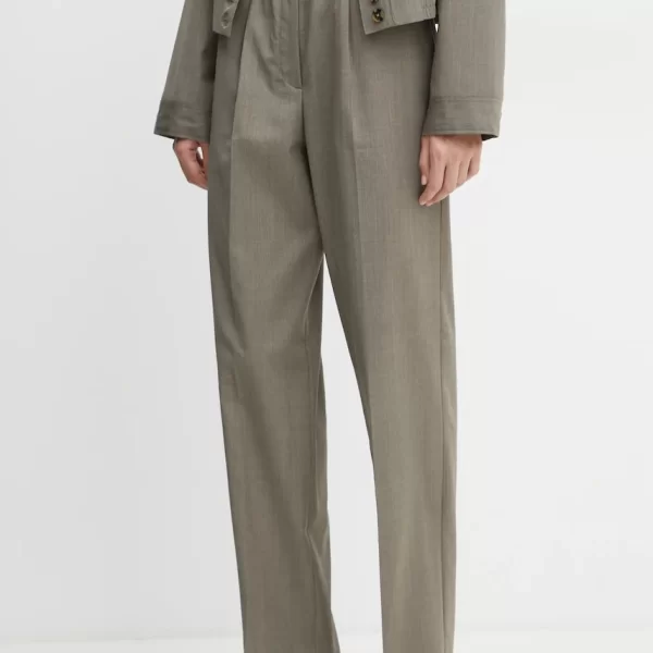 Samsoe Samsoe Παντελόνι από μείγμα μαλλιού Samsoe Samsoe SATOVE