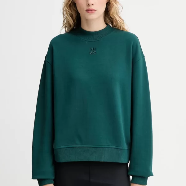 Βαμβακερή μπλούζα HUGO Bashinah