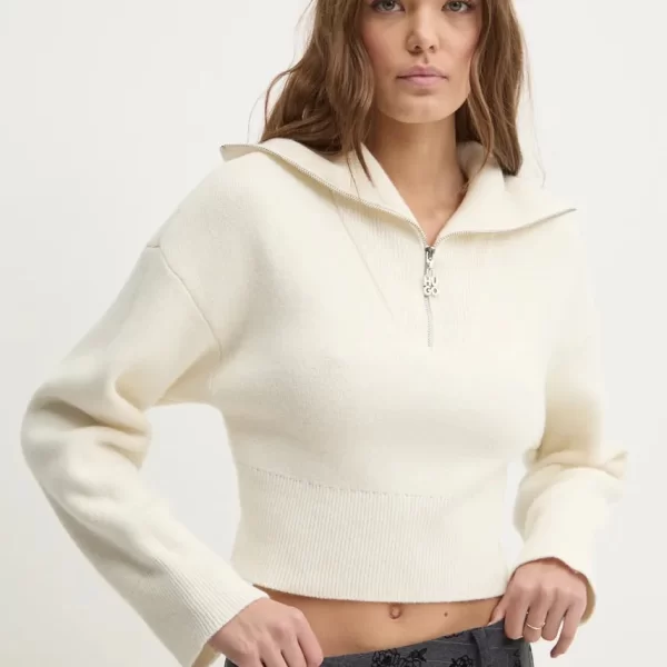 HUGO Πουλόβερ με προσθήκη μαλλιού HUGO