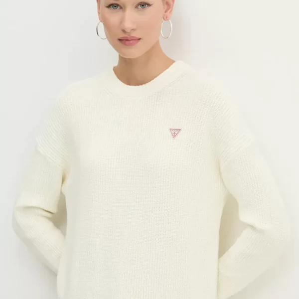 guess jeans Βαμβακερό πουλόβερ Guess Jeans