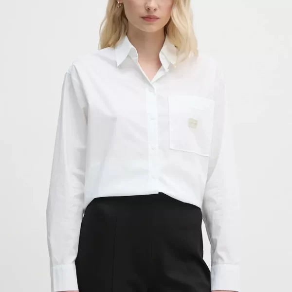 Βαμβακερό πουκάμισο Calvin Klein Jeans