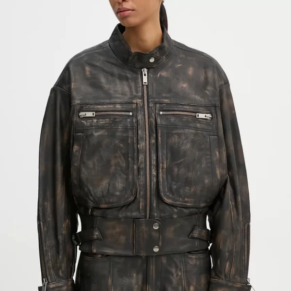 Δερμάτινο μπουφάν Gestuz