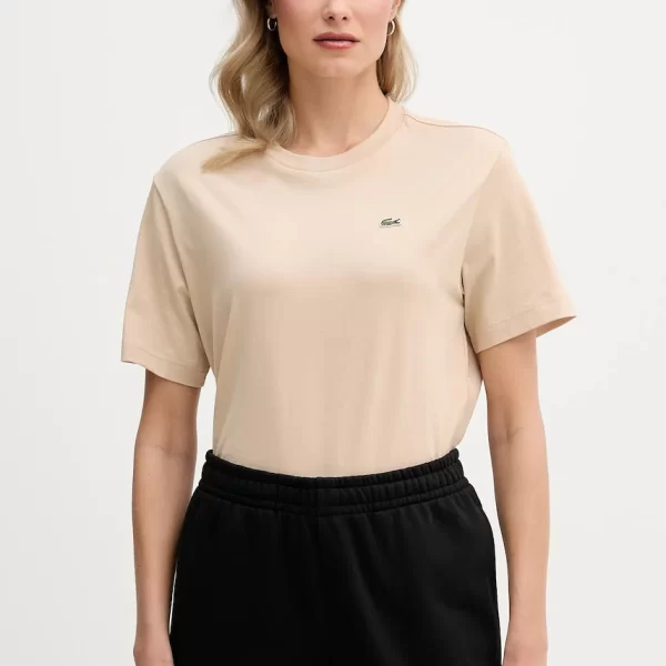 Βαμβακερό μπλουζάκι Lacoste