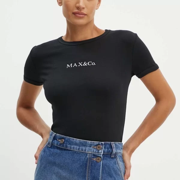 Βαμβακερό μπλουζάκι MAX&Co.