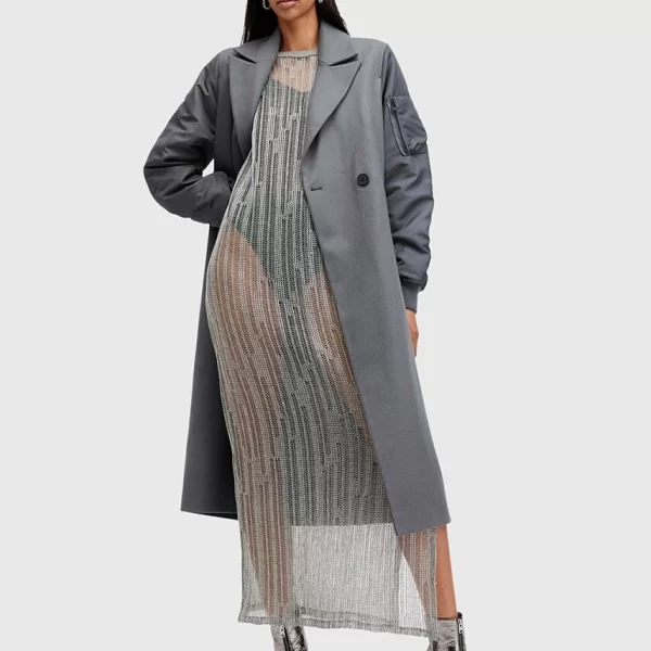 AllSaints Μάλλινο παλτό AllSaints PAULAH