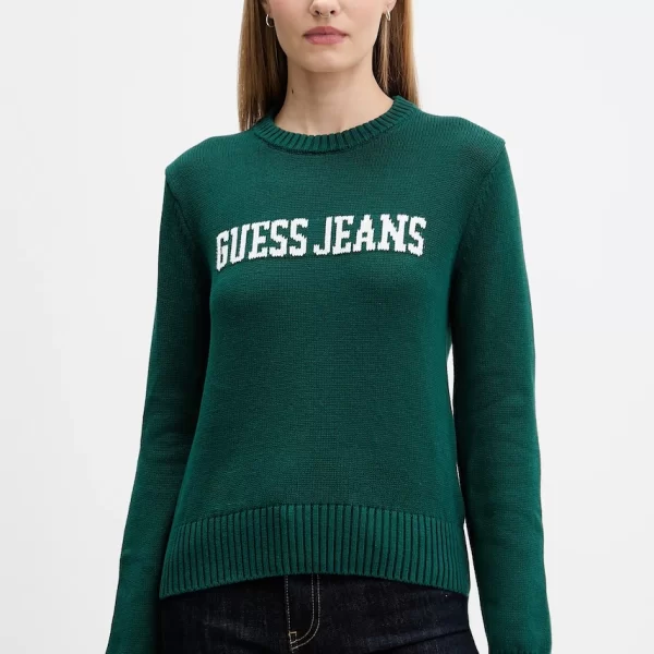 guess jeans Βαμβακερό πουλόβερ Guess Jeans