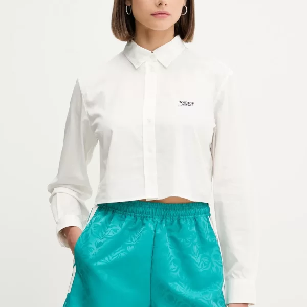 Βαμβακερό πουκάμισο Tommy Jeans