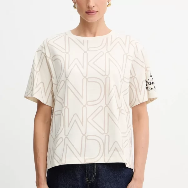 WEEKEND MAX MARA Βαμβακερό μπλουζάκι Weekend Max Mara