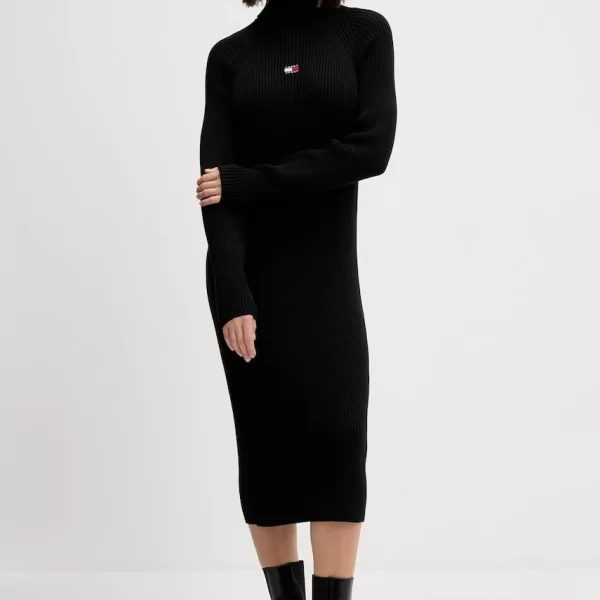 Βαμβακερό φόρεμα Tommy Jeans