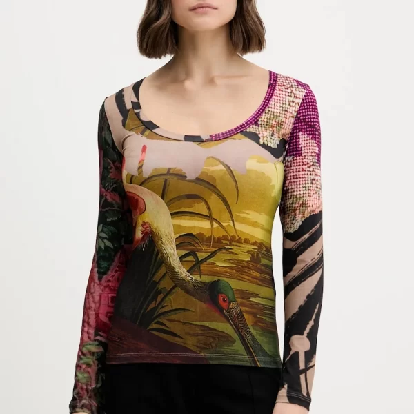 Μακρυμάνικο Desigual JAPON LACROIX