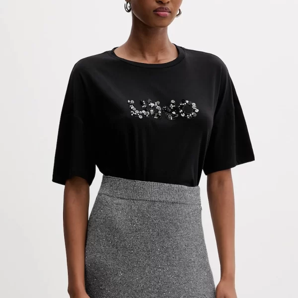 Βαμβακερό μπλουζάκι Liu Jo