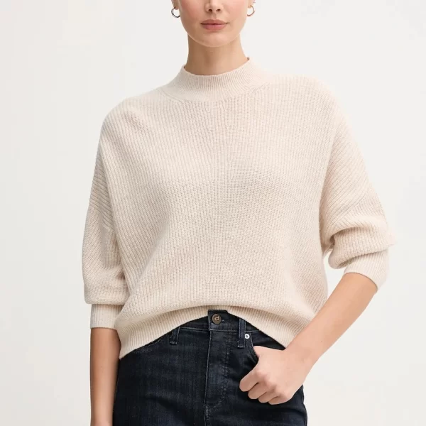 OUÍ Πουλόβερ με προσθήκη μαλλιού OUI