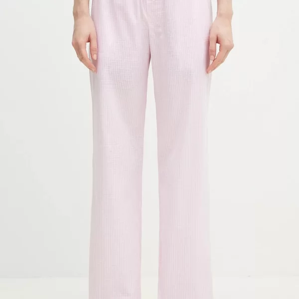 Βαμβακερό παντελόνι Fiorucci Gingham Logo