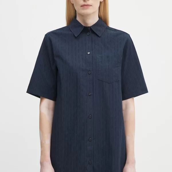 Samsoe Samsoe Βαμβακερό φόρεμα Samsoe Samsoe SATINA