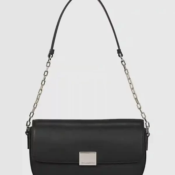 Karl Lagerfeld Δερμάτινη τσάντα Karl Lagerfeld IKON