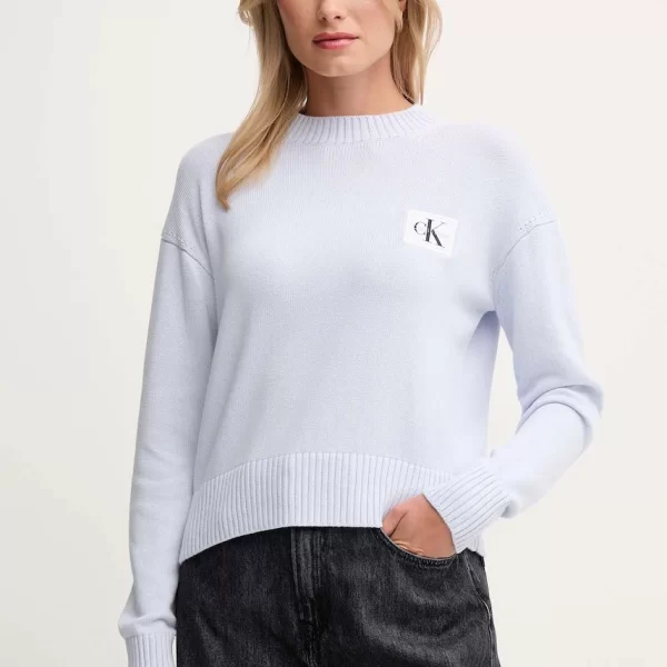 Calvin Klein Jeans Βαμβακερό πουλόβερ Calvin Klein Jeans