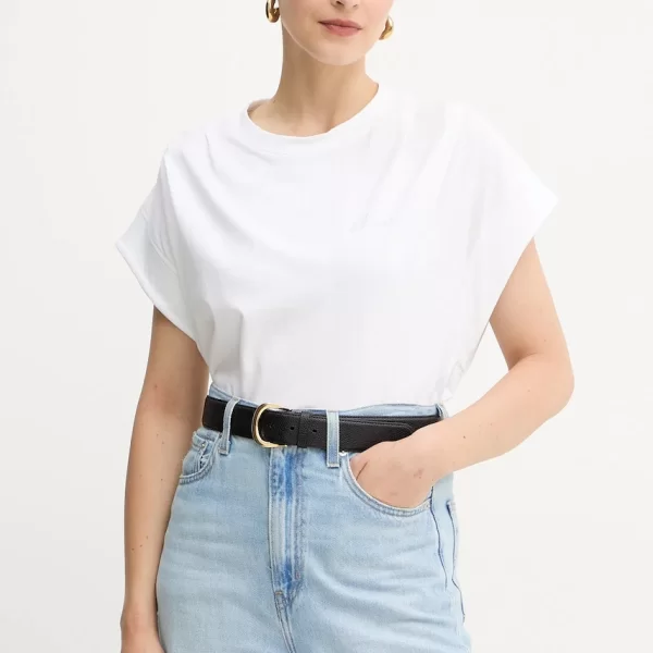 Βαμβακερό μπλουζάκι BOSS Orange San Jared-C