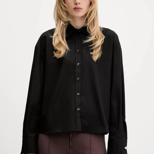 Βαμβακερό πουκάμισο HUGO Bashinah