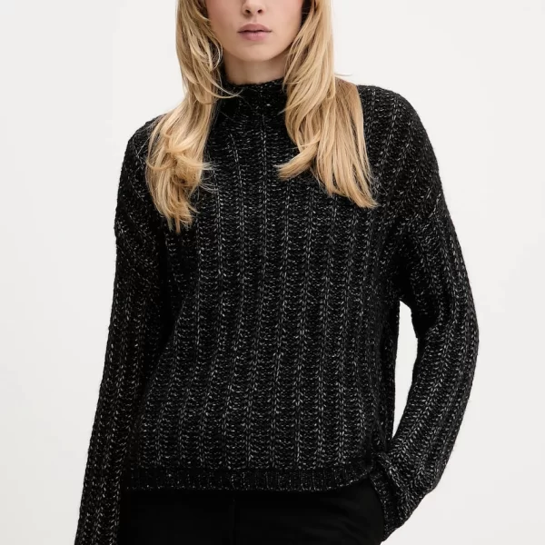 HUGO Πουλόβερ με προσθήκη μαλλιού HUGO Dolos