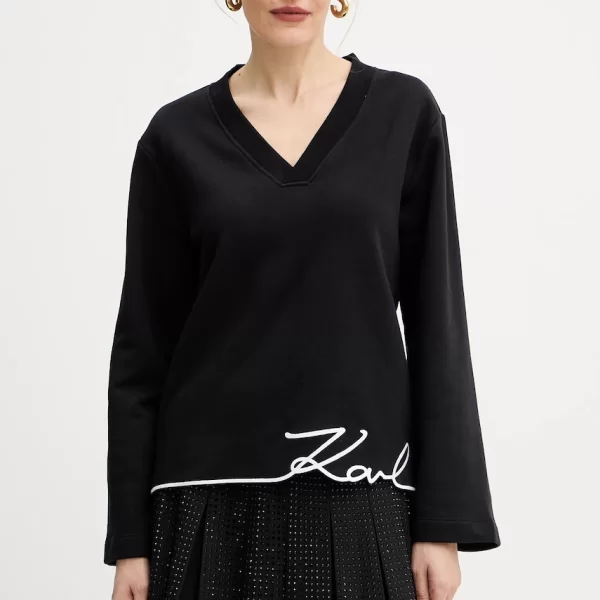 Μπλούζα από βαμβάκι Karl Lagerfeld