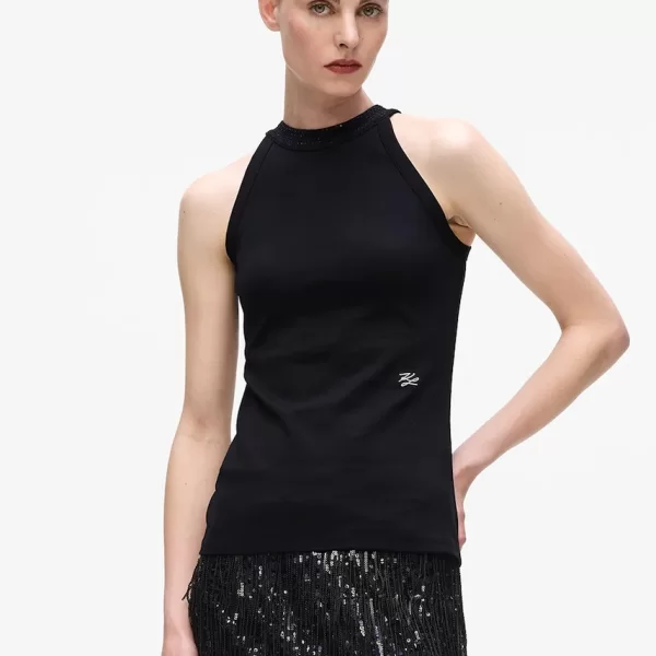 Βαμβακερό τοπ Karl Lagerfeld