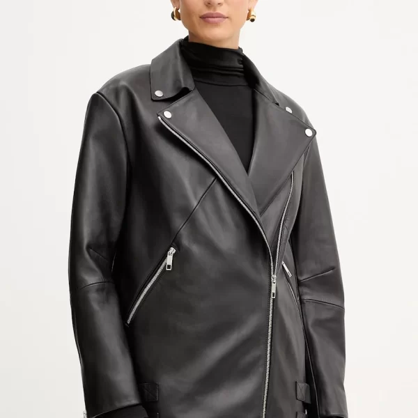 Δερμάτινo jacket BOSS Bashinah