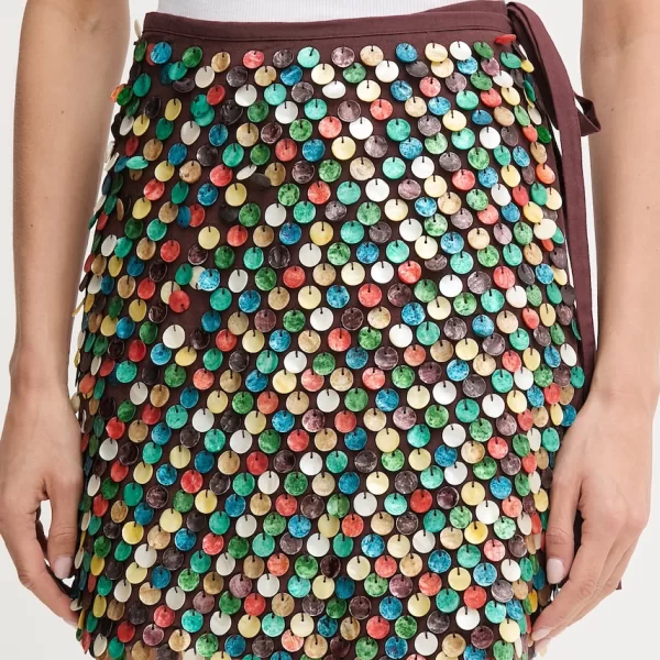 Φούστα από λινό μείγμα Never Fully Dressed