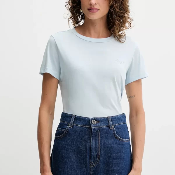 Βαμβακερό μπλουζάκι BOSS Orange San Jared-C