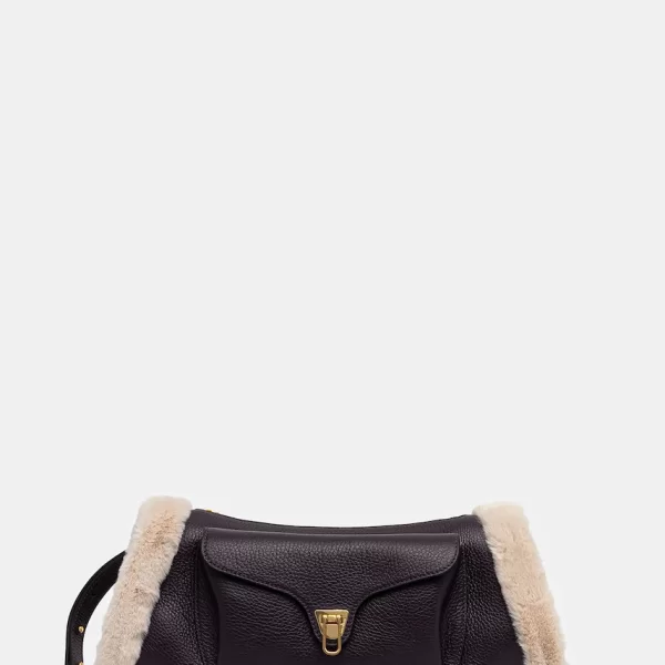 Coccinelle Δερμάτινη τσάντα Coccinelle BEAT