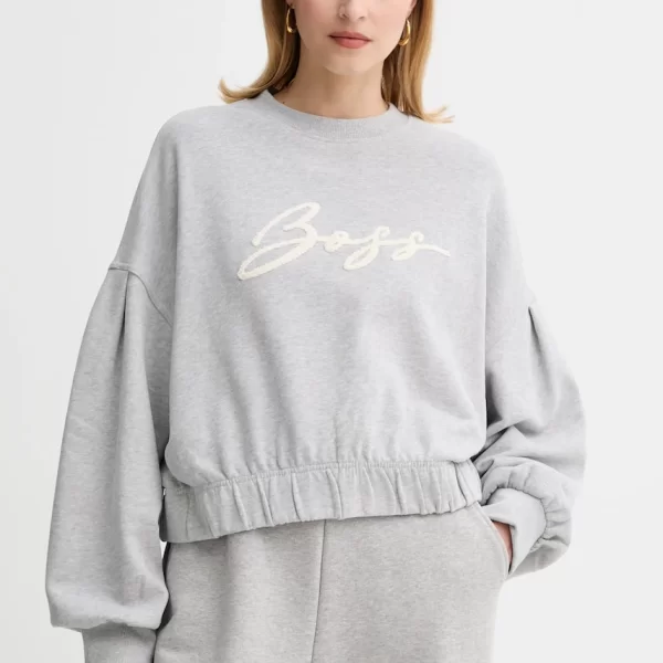 Βαμβακερή μπλούζα BOSS Orange Bashinah