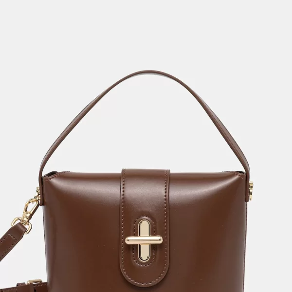 Answear Lab Δερμάτινη τσάντα Answear.LAB