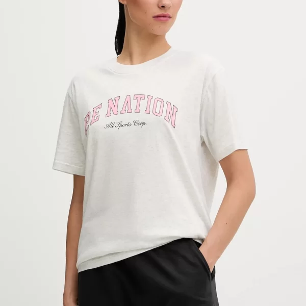 P.E NATION Βαμβακερό μπλουζάκι P.E Nation Heritage